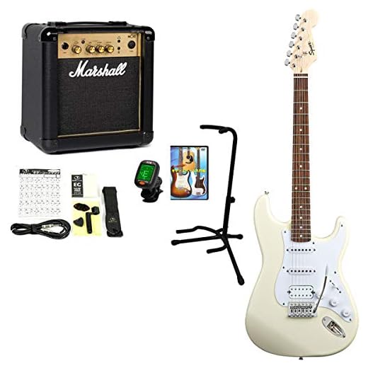 Fender Squier Bullet Strat HSS IL Arktisk Vit