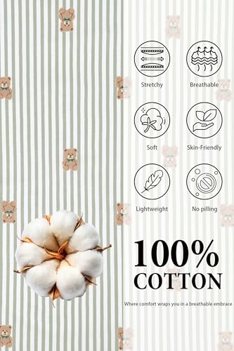 Image of LUBOT 100% Cotton Pajamas for Women 2 Piece PJ Set Button-Down Soft Knit Short Sleeve Summer Sleepwear Loungewear XS-XXL