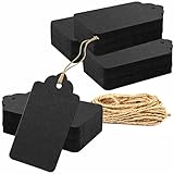 Fácil de usar: la etiqueta de papel kraft negra es de estilo vintage, simple pero delicada. Se puede utilizar con marcadores / sellos. Viene con hilo de 100 pies para atarlos a lo que sea que esté etiquetando. El toque final perfecto para sus trabajos comerciales o regalos.
