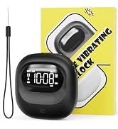 Zebon Sveglia doppia potente con shaker da letto, sveglia vibrante per adulti e adolescenti, funziona con batterie ricaricabili, orologio digitale da viaggio per camera da letto, DST, giorno di Zebon Sveglia doppia potente con shaker da letto, sveglia vibrante per adulti e adolescenti, funziona con batterie ricaricabili, orologio digitale da viaggio per camera da letto, DST, giorno di