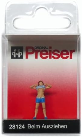 28124 Pedestrian Lady Undressing HO Scale Figure