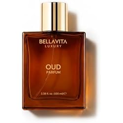 Bellavita Luxury OUD Eau de Parfum | 100 ml (3.4 fl.oz.) | Perfume for Men and Women | Woody, Caramel, Floral Oud, and Musk Notes | Long Lasting Unisex Fragrance