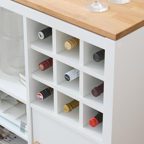 IKEA Kallax Einsatz | Regaleinsatz f. 9 Flaschen | H x B x L : 33 x 33 x 36...