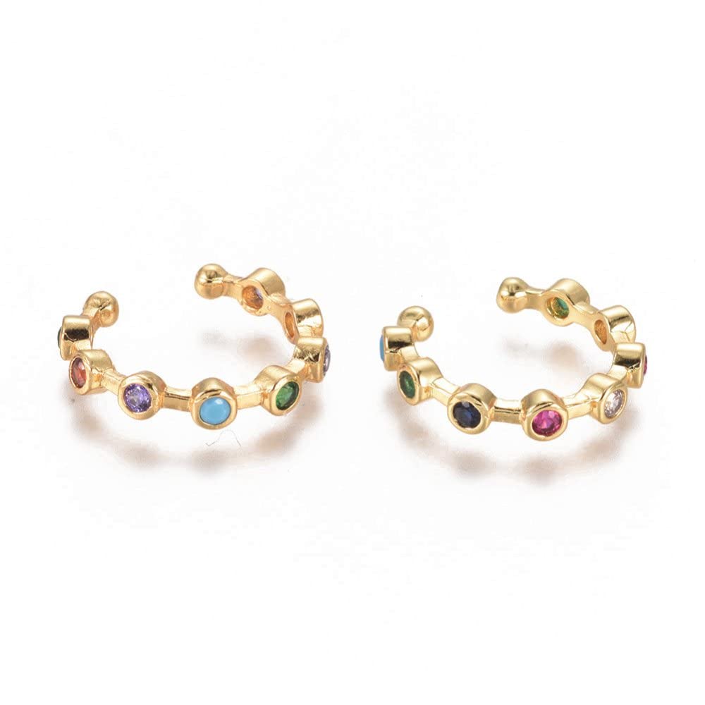 See full amazon price history chart for Via Mazzini Fashionable Gold Plated Geometric Colourful Crystals Non-Pierced Clip-On Ear Cuff Earrings For Women And Girls (ER2081) 1 Pair Via Mazzini Fashionable Gold Plated Geometric Colourful Crystals Non-Pierced Clip-On Ear Cuff Earrings For Women And Girls (ER2081) 1 Pair (B0BQ3J5L1N) Amazon Price History, Amazon Price Tracker