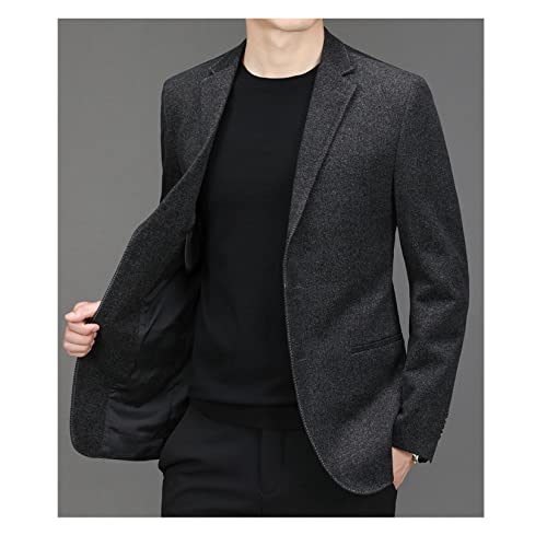 Dawwoti Blazer casual masculino jaqueta terno blazer inverno slim fit blazer negócios casamento-quen