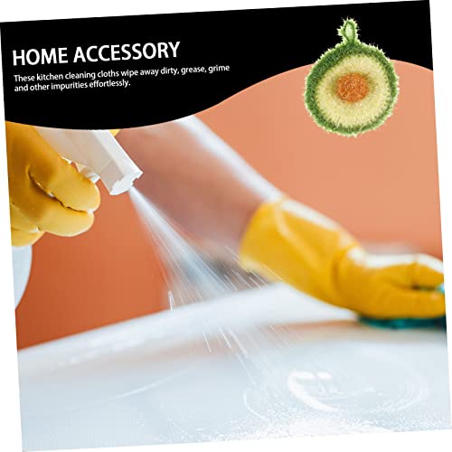 Esponjas de limpieza cocina sin rayar para eliminar grasa rebelde, pack de 5 uds 7