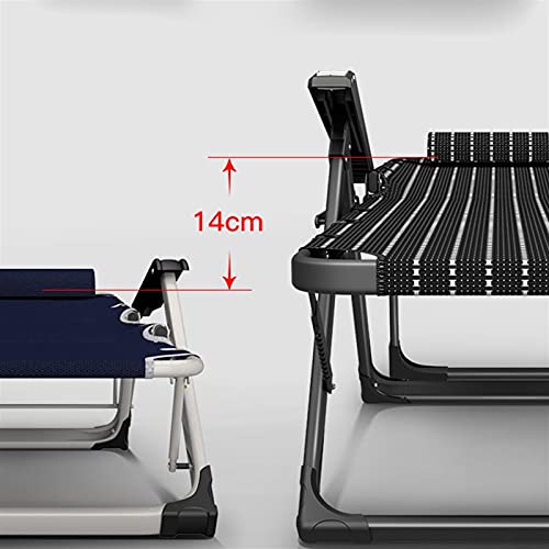 Chaise de patio inclinable café avec siège et dossier rembourrés