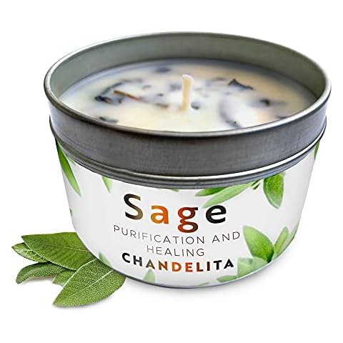Chandelita Vela Aromática Perfumada de Salvia Cover