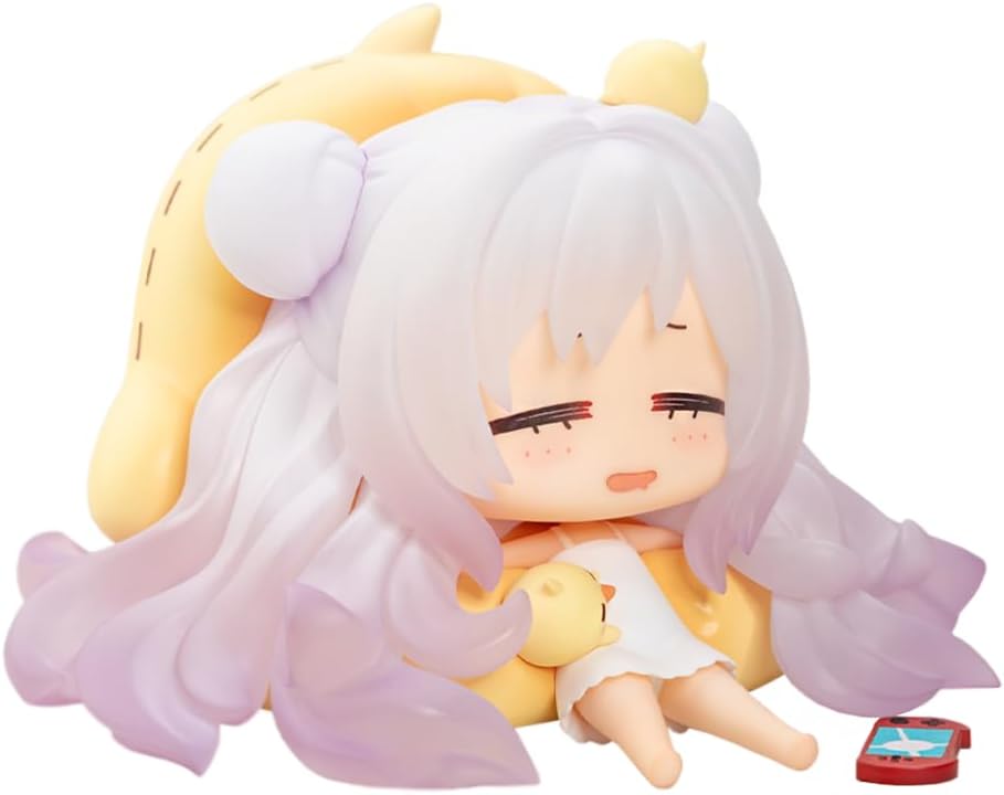 MNF Le Malin Figure Azur Lane Anime Figures 6 cm Cute Decoration Toy Figures Reclining Position Model Anime Figure with Accessories Desktop Display Decoration Collectibles
