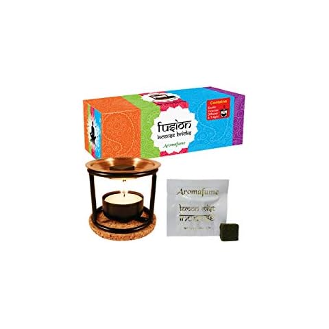 Aromafume Boxed Assortment of 20 Incense Bricks, Diffuser, Tealight & Coaster Cover