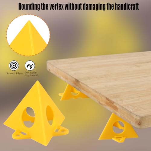 Pyramidenständer Maler – 20er-Set für sauberen Farbauftrag | Professionelle Leinwandständer mit Mini-Kegelform | Ideal für Künstler & DIY-Projekte an Leinwand, Möbeln & Oberflächen | Antirutsch-Design