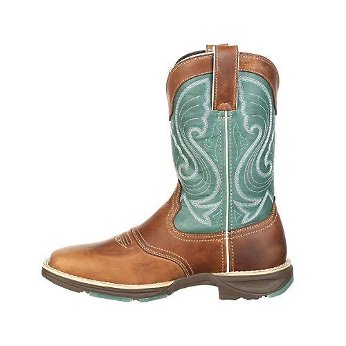 Durango Ultra-Lite Women's Emerald Saddle Western Boot Size 8(M)