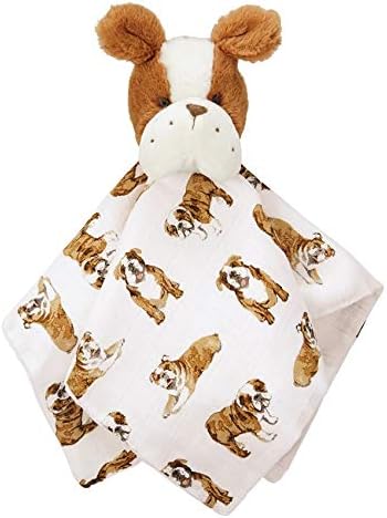 Mud Pie Bulldog Dog Woobie, Bronceado