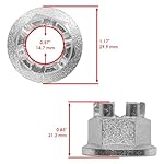 Caltric-Wheel-Castle-Nut-Compatible-with-Honda-Foreman-Rubicon-500-TRX500-4x4-2001-2009-2011-2014-Foreman-500-2005-2009-2011-2013