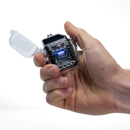 MODERN NEEDS - Electric Lighter | Sturdy and Compact | USB Rechargeable | Easy to Use | Arc | Suitable for Camping and Hiking | Plasma Lighter with Torch | Durable & Windproof