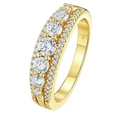 Moissanite-18k Yellow Gold Plated