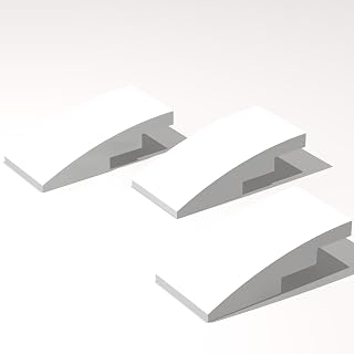 Classic Building White Slope Bulk,Slope Curved 4x2, 100 Piece, Compatible with Lego Parts and Pieces:Slope 4x2 White (Color:White)