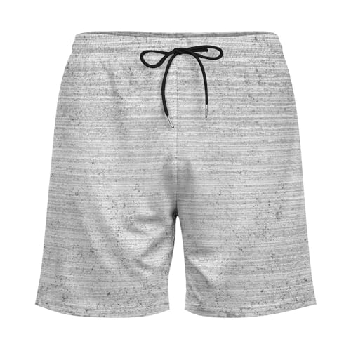 Gray Marble Mens Beach Shorts with Compression Liner,Quick Dry,2 in 1 No-Chafing Board Shorts4