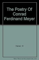 The poetry of Conrad Ferdinand Meyer B0007DTBJ6 Book Cover
