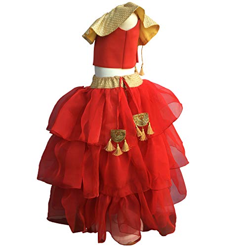 Image of Aglare Girl's Net Readymade Lehenga Choli
