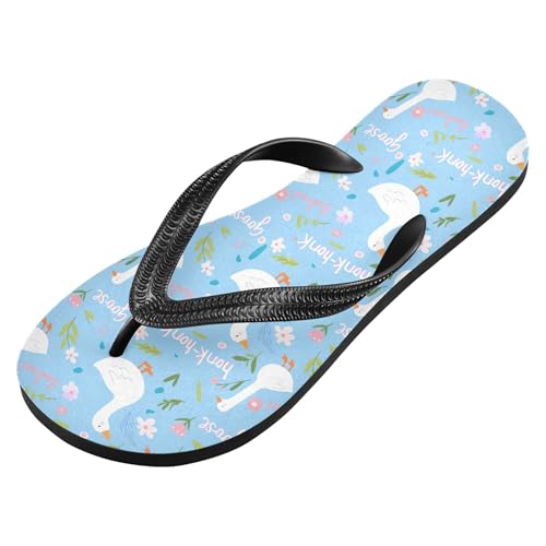 Burbuja Cute Geese Flip Flops for Women Men, Soft Thong Sandals Rubber Slippers for Pool Beach Essentials2