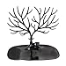 InChengGouFouX Présentoir à bijoux portable en forme de branche, colliers, bracelets, boucles d'oreilles, étagère de rangement pour boucles d'oreilles, colliers, support, PC., Noir , 20x15x22cm