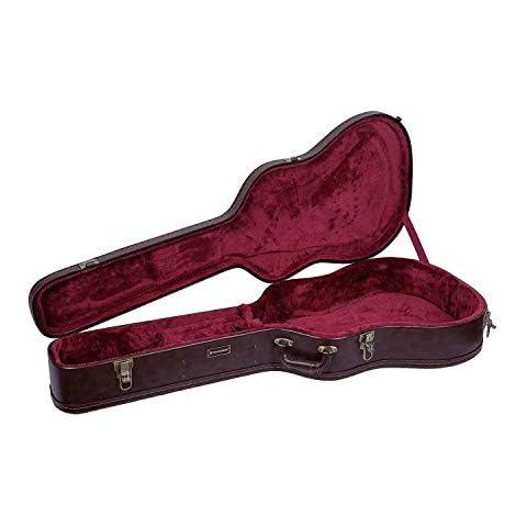 Crossrock dreadnought Guitar, Vintage Brown Arch-top Wooden case Cover