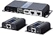 HDMI Extender 1080P@60HZ 1x2 Splitter Device Over CAT6 / CAT6A / CAT7 Cable, Transmission up to 40m/131ft with Loop-Out Local Display,Support IR Remote Control,EDID Function
