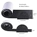 Fieltro Adhesivo Negro, HTBAKOI Fieltro Muebles Suelo 2 Rollos (100*10cm+100*2cm) Cinta Protector...