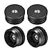 uxcell 8Pcs Plastic Threaded Tube Inserts with M8 Thread, for 35mm/1.38