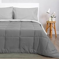 Linenspa Trapunta In Microfibra – Piumino 4 Stagioni – Ultra Morbido – Piumone Singolo (135 X 200 Cm) – Nero/Grafite - Foto 8