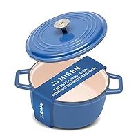 Amazon.com: Misen 7 QT Enameled Cast Iron Dutch Oven - Chip