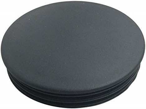 (Pack of 2) 4" OD Round Plastic Cap Plugs | (Multi Gauge - Inside Diameter 3.56" to 3.74") Heavy Duty - Impact Resistant Tough Design || Fence Post Slide Inserts | Fitness Eqpt End Plugs | by SBD