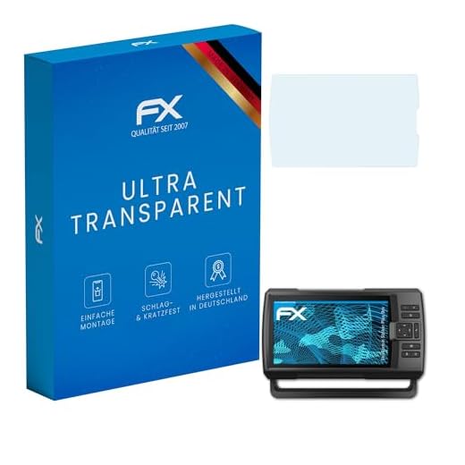 atFoliX Skärmskyddsfilm är kompatibel med Garmin Striker Plus 9sv Film, ultra-klar FX Skyddsfilm (3X)
