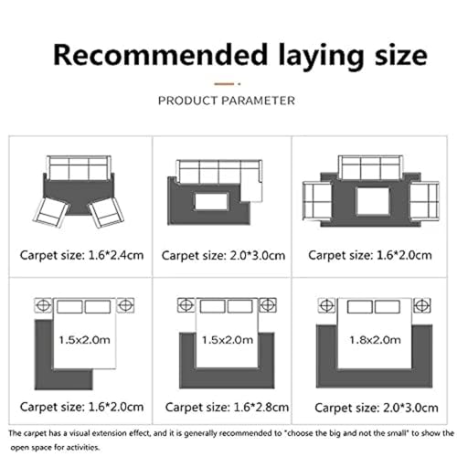 Tapis chambre adolescent bleu 160x200cm pour créer un coin bureau moderne et chaleureux - 7