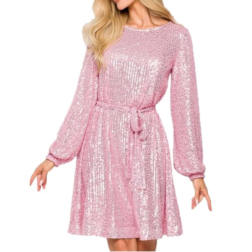 Robe à paillettes grande taille pour femme chic en soirée
