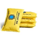 4PCS Silica Gel Packets for Storage, 100g Each Color Indicating Dehumidifier Bags, Reusable Desiccant Packs for Closets, Cars, Bins, Desiccant Packs for Storage