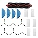 Fantisi Set mit 6 HEPA-Filtern, 6 Seitenbürsten, 4 Mops, 1 Haupt-Rollbürste, Ersatz-Zubehör für OKP K7/K8 Roboter-Staubsauger.
