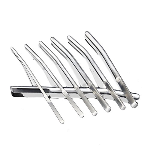 elegantstunning Set di dilatatori uretrali 7pcs Set per sondaggi uretrali in acciaio inossidabile Pprofessionale per uomo adulto