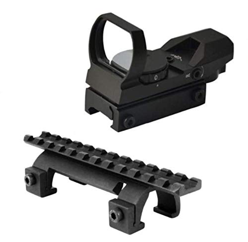 Ultimate Arms Gear Tactical GSG 5 GSG-5 GSG522 German Sport Gun CETME And Clones Submachine Gun Rifle Rail Claw Scope Sight Mount + Reticle Red Modern Destroyer Edition Open Reflex Sight