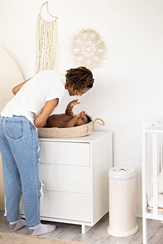Ubbi Steel Odor Locking, No Special Bag Required Money Saving, Awards-Winning, Modern Design Registry Must-Have Diaper Pail, Ivory #TOP6