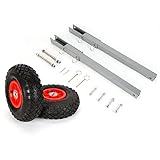 Kaibrite Transporträder Slipräder für Schlauchboote,bis 300 Lbs Belastung Edelstahl Schlauchbooträder Heckräder Transporträde
