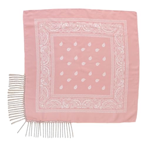 53x53cm Square Cashew Scarf Breathable Hijab Comfortable Neck Gaiter For Fashionable Lady Women Fringed Head Wrap4