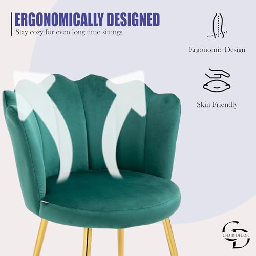 CHAIR DECOR Velvet Dining Chair Set of 2 Pack of 2 - Image 5
