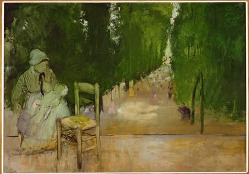 Impression d'affiches Degas une infirmière au jardin du Luxembourg toile de qualité