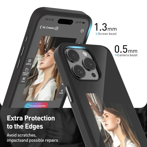 Coque E-Ink NFC iPhone 13 Pro Max avec écran intelligent à encre de 3,5 pouces - 6