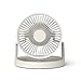 Price comparison product image GLASSNOBLE 8000mAh USB wiederaufladbarer Luftzirkulationsventilator 3 Geschwindigkeits-Schreibtischventilator mit LED-Lampe hängender Ventilator Powerbank für Outdoor-Camping