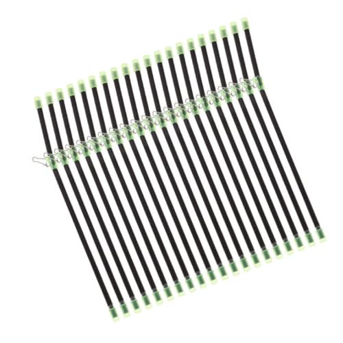 KICHOUSE Anti Tangle Fishing Boom Abs and Metal Material 20pcs with Snaps Tube Balance Connectors Versatile Use for Freshwater and Saltwater Fishing Accessories