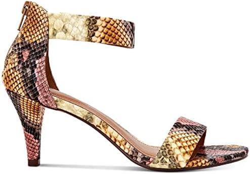 Style & Co. Womens Paycee Faux Leather Dress Sandals Ivory 9.5 Medium (B,M) | Image 1