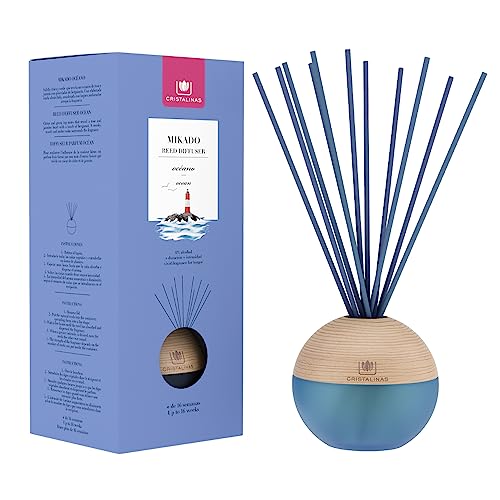 CRISTALINAS | Ambientador Mikado Esfera Premium | Aroma Océano |...